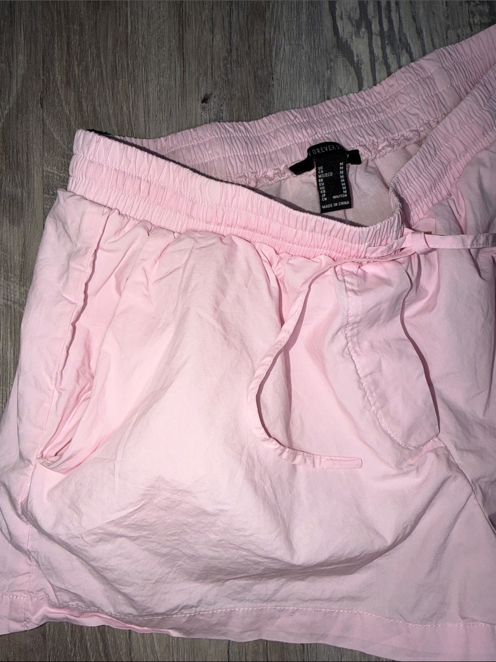 Forever 21 Light Pink Drawstring Athletic Shorts - Picture 3 of 5